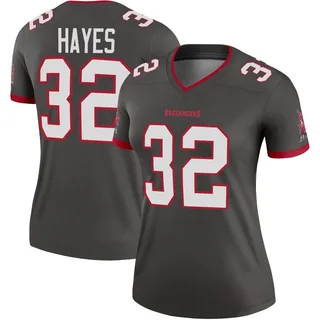 Women's Josh Hayes Tampa Bay Buccaneers Women's Legend Pewter Alternate Nike Jersey