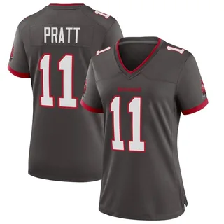 Women's Michael Pratt Tampa Bay Buccaneers Women's Game Pewter Alternate Nike Jersey