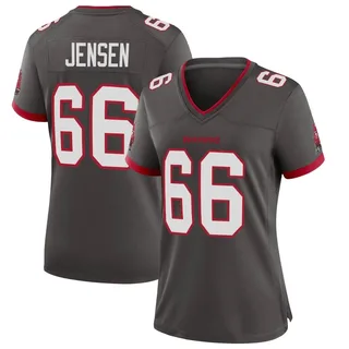 Women's Ryan Jensen Tampa Bay Buccaneers Women's Game Pewter Alternate Nike Jersey