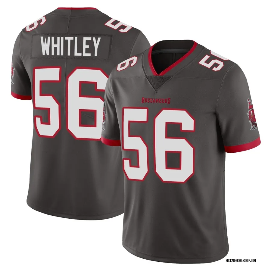 Youth Benton Whitley Tampa Bay Buccaneers Youth Limited Pewter Alternate Vapor Nike Jersey