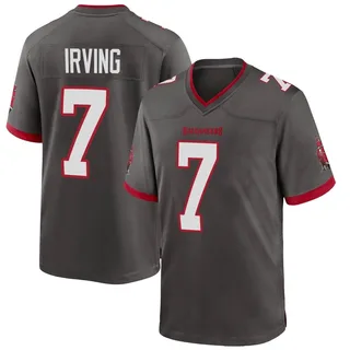Youth Bucky Irving Tampa Bay Buccaneers Youth Game Pewter Alternate Nike Jersey