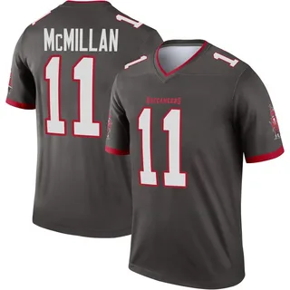 Youth Jalen McMillan Tampa Bay Buccaneers Youth Legend Pewter Alternate Nike Jersey