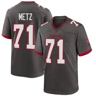 Youth Lorenz Metz Tampa Bay Buccaneers Youth Game Pewter Alternate Nike Jersey