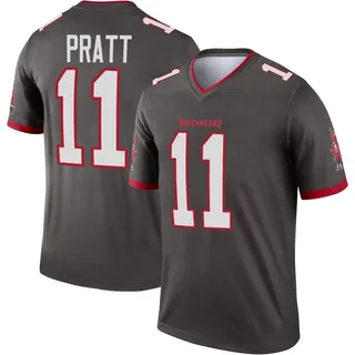 Youth Michael Pratt Tampa Bay Buccaneers Youth Legend Pewter Alternate Nike Jersey