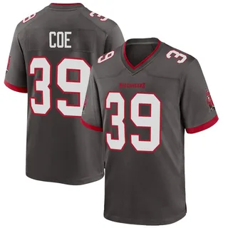 Youth Ryan Coe Tampa Bay Buccaneers Youth Game Pewter Alternate Nike Jersey