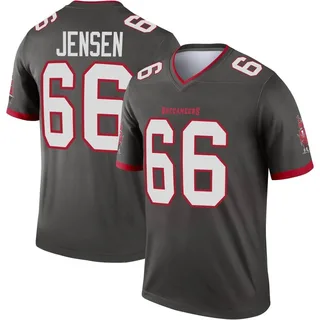 Youth Ryan Jensen Tampa Bay Buccaneers Youth Legend Pewter Alternate Nike Jersey